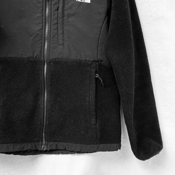 The North Face Denali Jacket Womens Medium Black Polartec Recycled Outdoor Soft - Picture 3 of 12